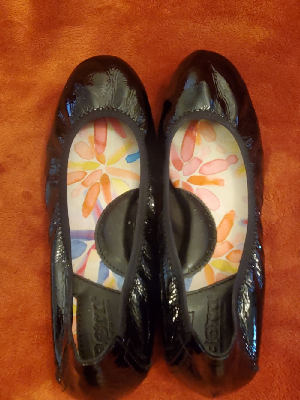 Born Black Patent Leather Ballet Flats
